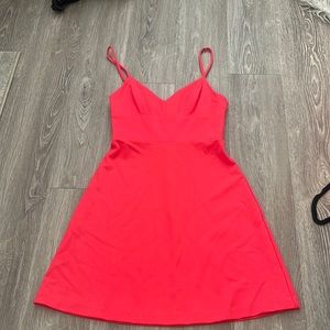 Red/pinkish mini dress
